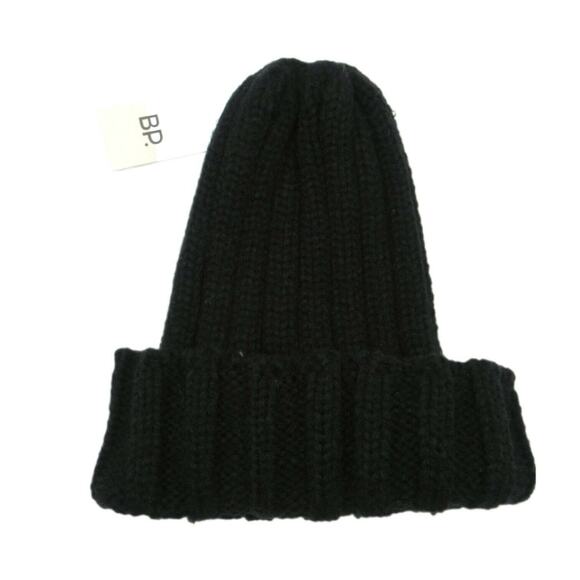 BP Black Chunky Knit Beanie New With Tag - Picture 1 of 3